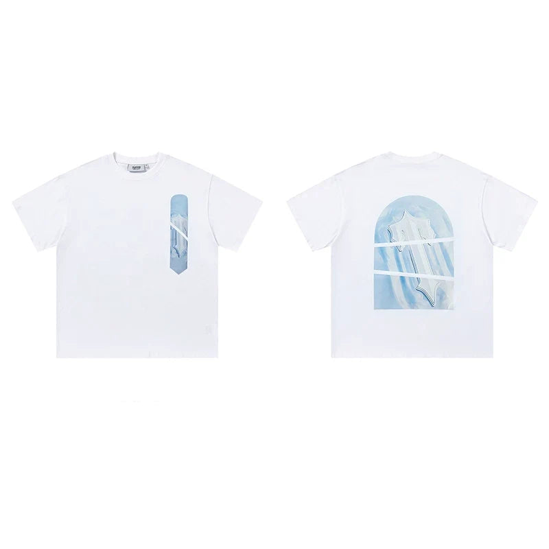 Trapstar short-sleeved T-shirt summer 2025 new letter print men and women casual loose round neck European and American trendy ins (28)
