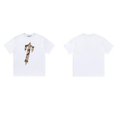 Trapstar short-sleeved T-shirt summer 2025 new letter print men and women casual loose round neck European and American trendy ins (8)