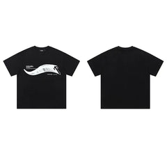 Trapstar short-sleeved T-shirt summer 2025 new letter print men and women casual loose round neck European and American trendy ins (43)