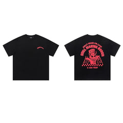 Trapstar short-sleeved T-shirt summer 2025 new letter print men and women casual loose round neck European and American trendy ins (44)