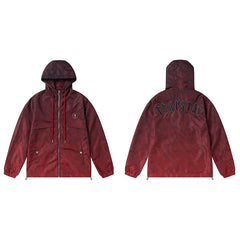 Cross border foreign trade autumn and winter Trapstar letter embroidery eagle zipper windbreaker hooded windbreaker men's and women's jacket jacket (9)